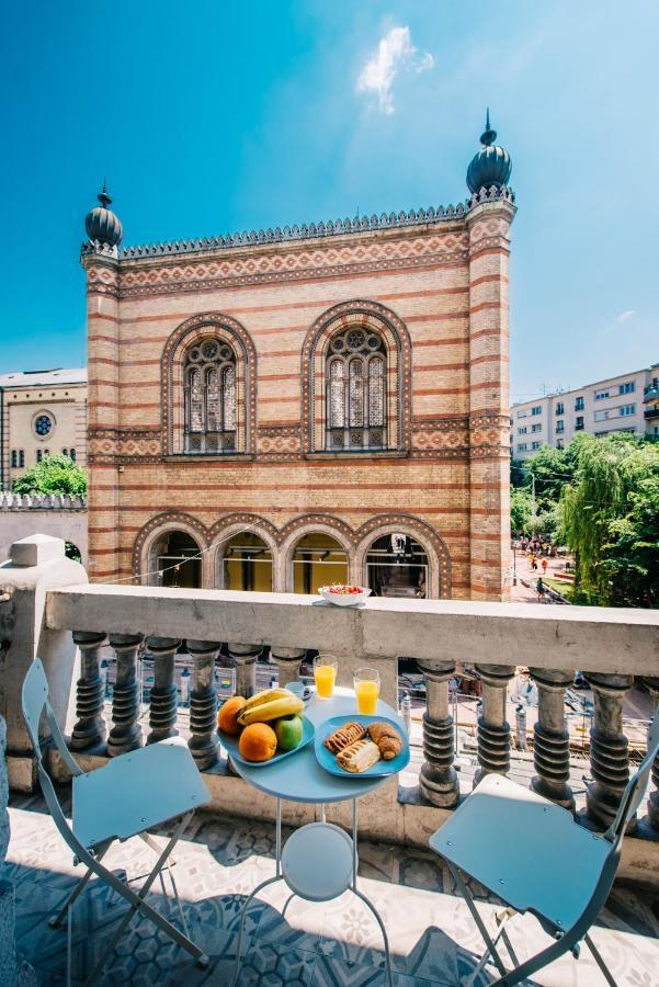 Jacuzzi Sinagoga View Apartment Budapest Bagian luar foto
